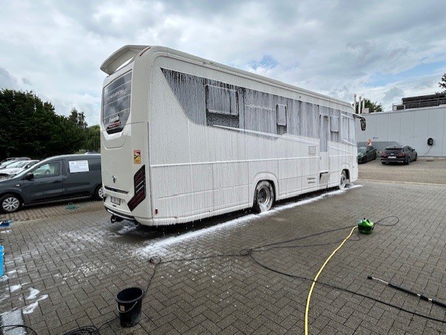 Mobilhome Concorde Carwash Resultaat